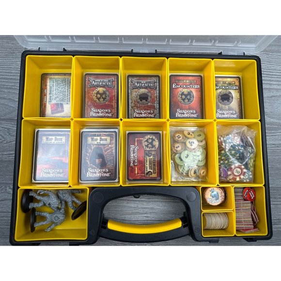 Shadows Of Brimstone: Other Worlds Caverns Of Cynder Expansion Game Case Sleeved - Picture 3 of 11